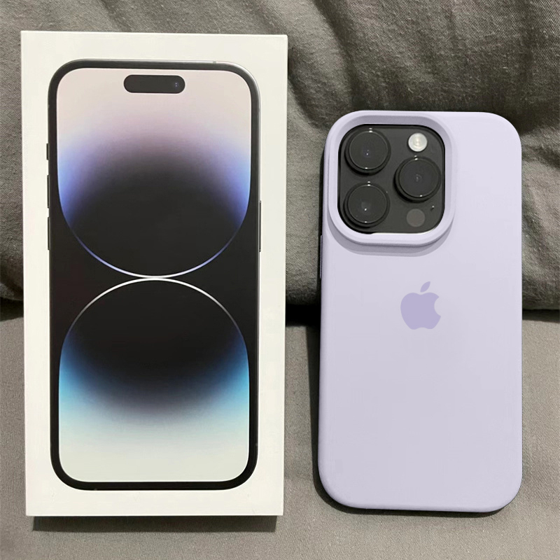 纯白色iPhone15promax手机壳13液态硅胶适用苹果14pro/12保护套11