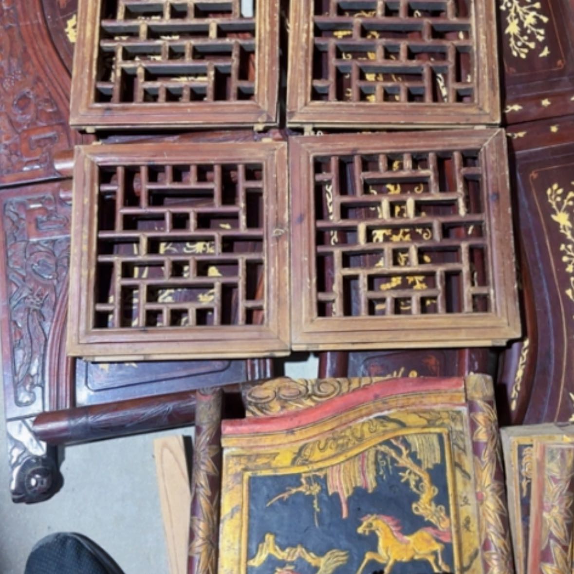 【闪购商品】雕刻木材龙****轩
