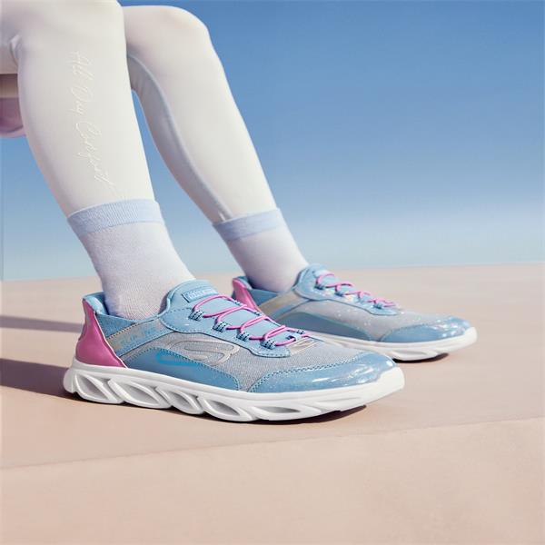 斯凯奇Slip ins闪穿鞋儿童一脚蹬男女童运动鞋403840L&302221L DB