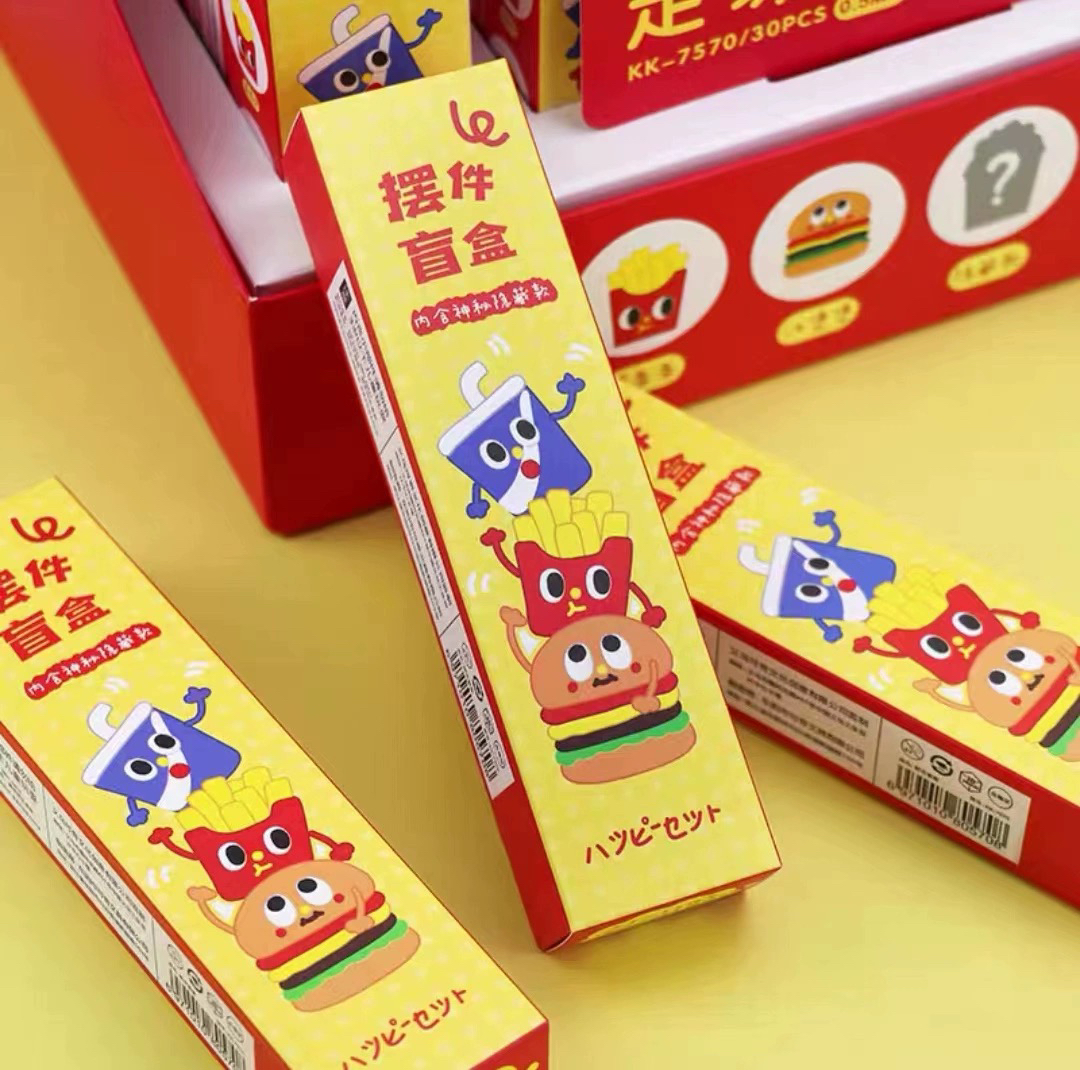 莱尔文具 可奇家 摆件盲盒高颜值礼物黑色直液式走珠笔卡通盒装