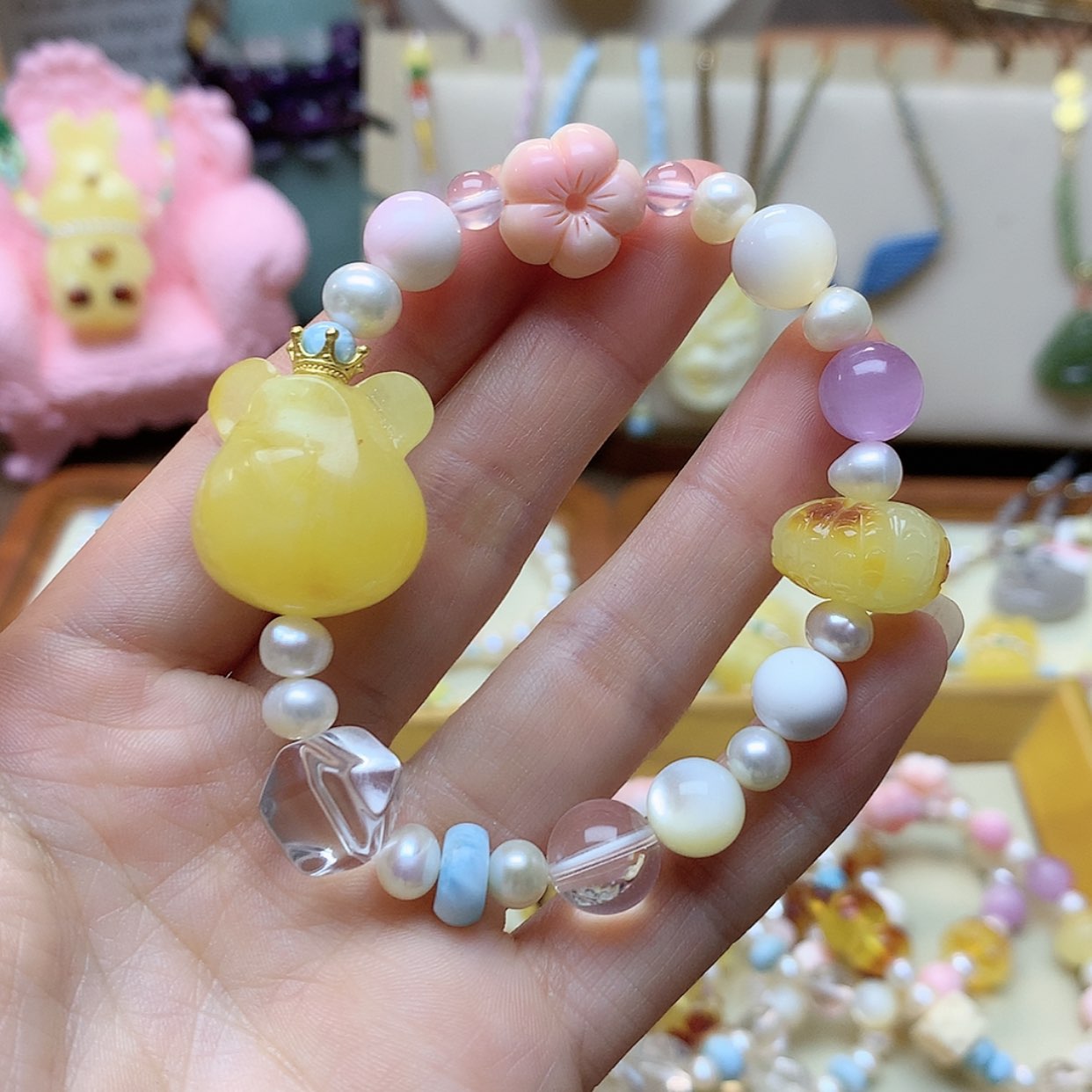 【闪购商品】蜜蜡手链未镶嵌