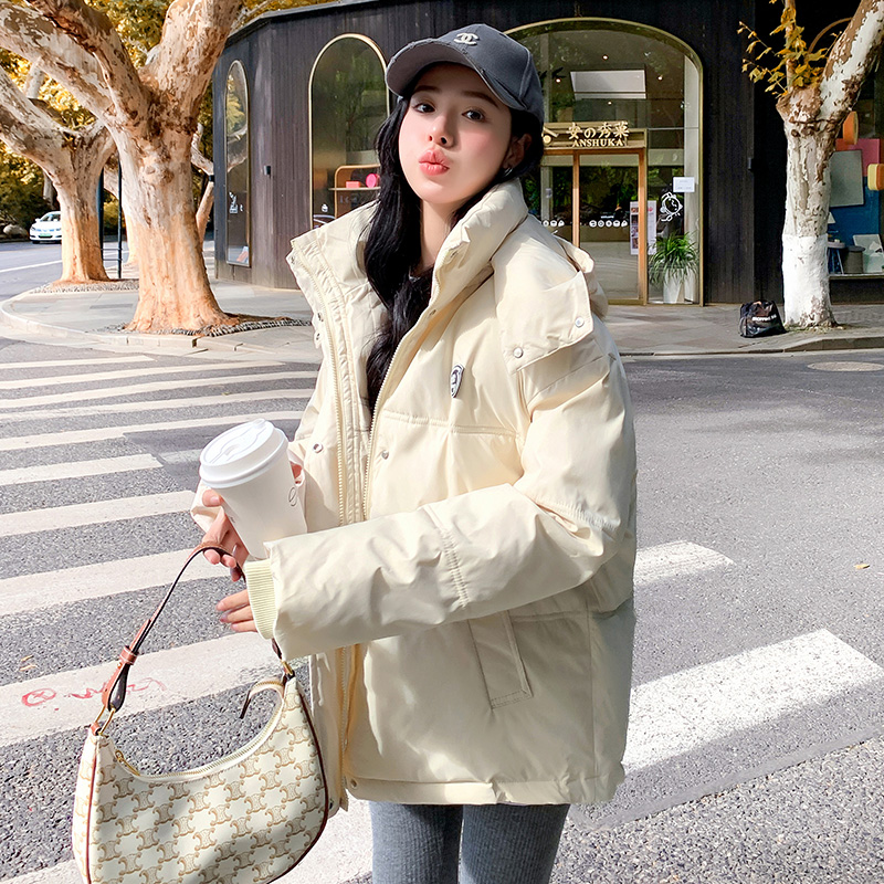 VTVK短款棉服女冬季2023年新款韩系加厚面包服小个子棉衣棉袄外套