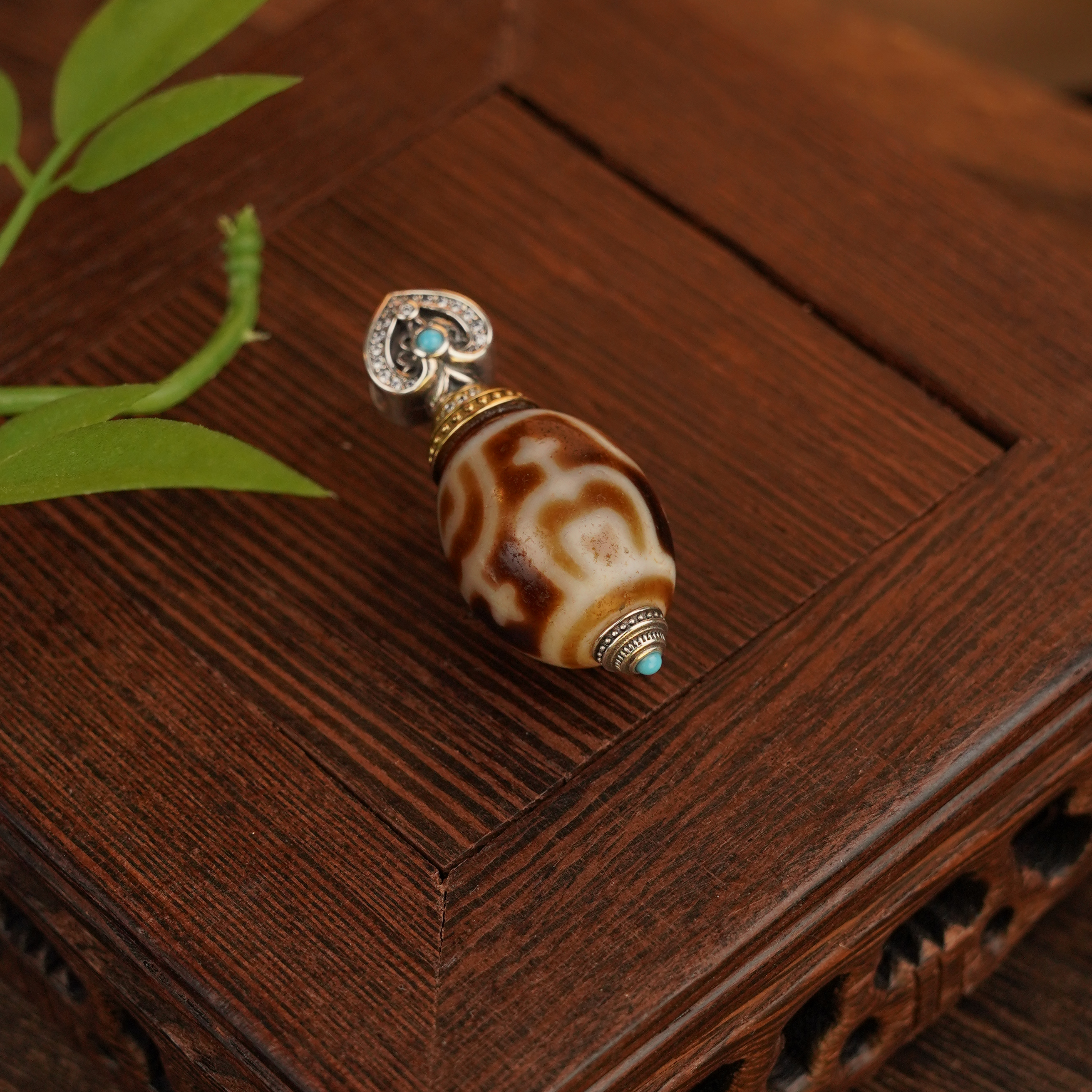 吊坠925银 全宝瓶达洛珠珠DIY吊坠LGY0021