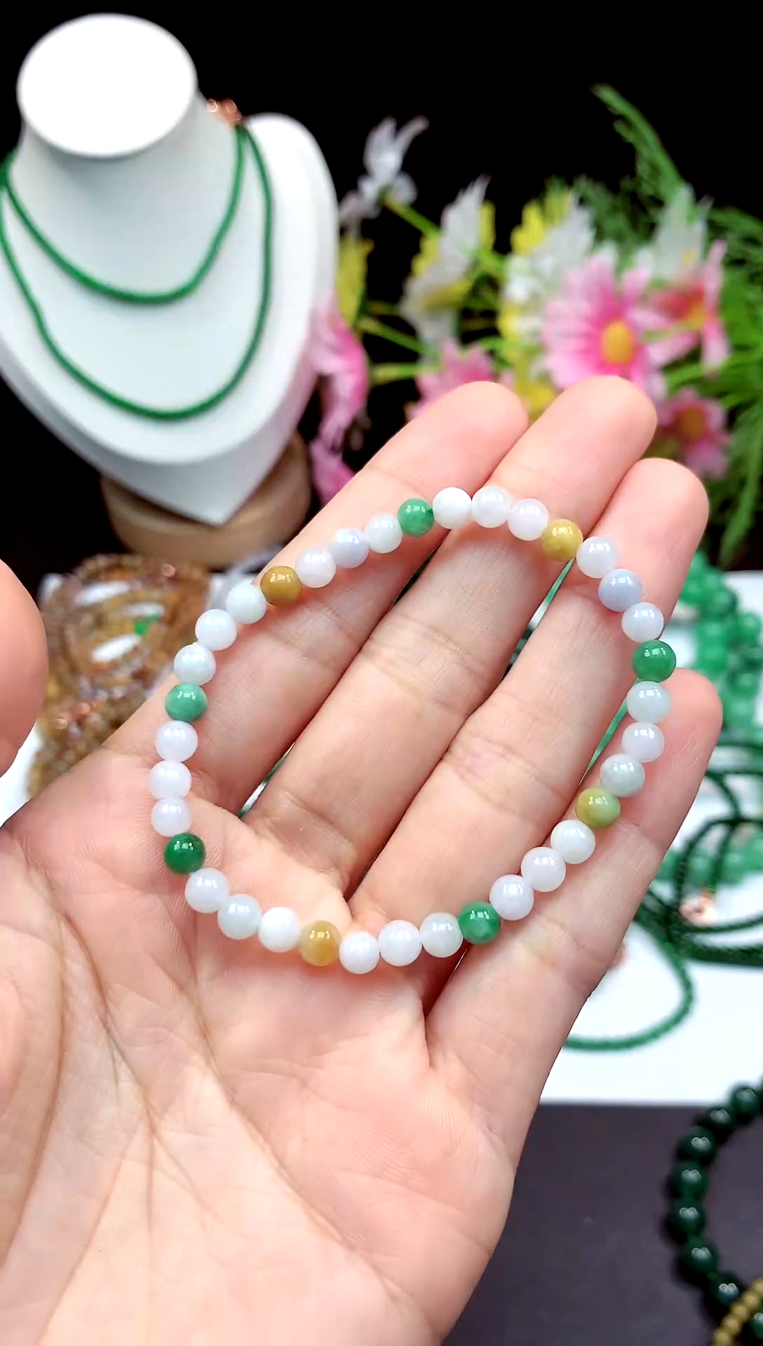 【闪购商品】翡翠手链未镶嵌手串