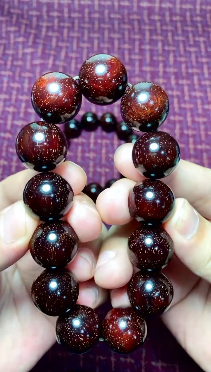 【闪购商品】檀木印度小叶紫檀1.8金星