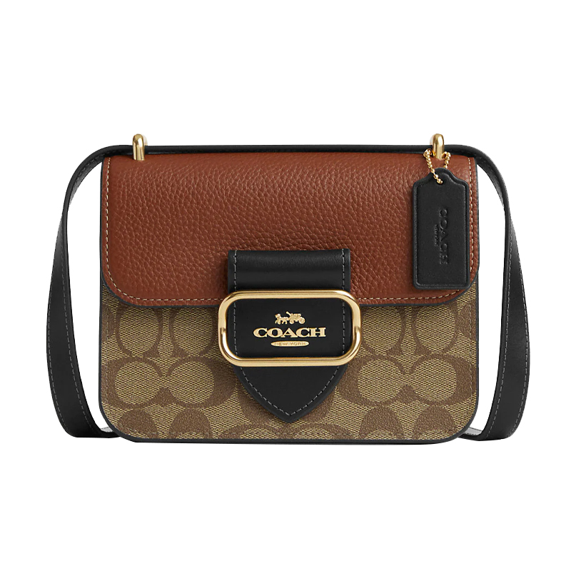 COACH 蔻驰 Morgan Square Crossbody 女士斜挎包盒子包单肩包