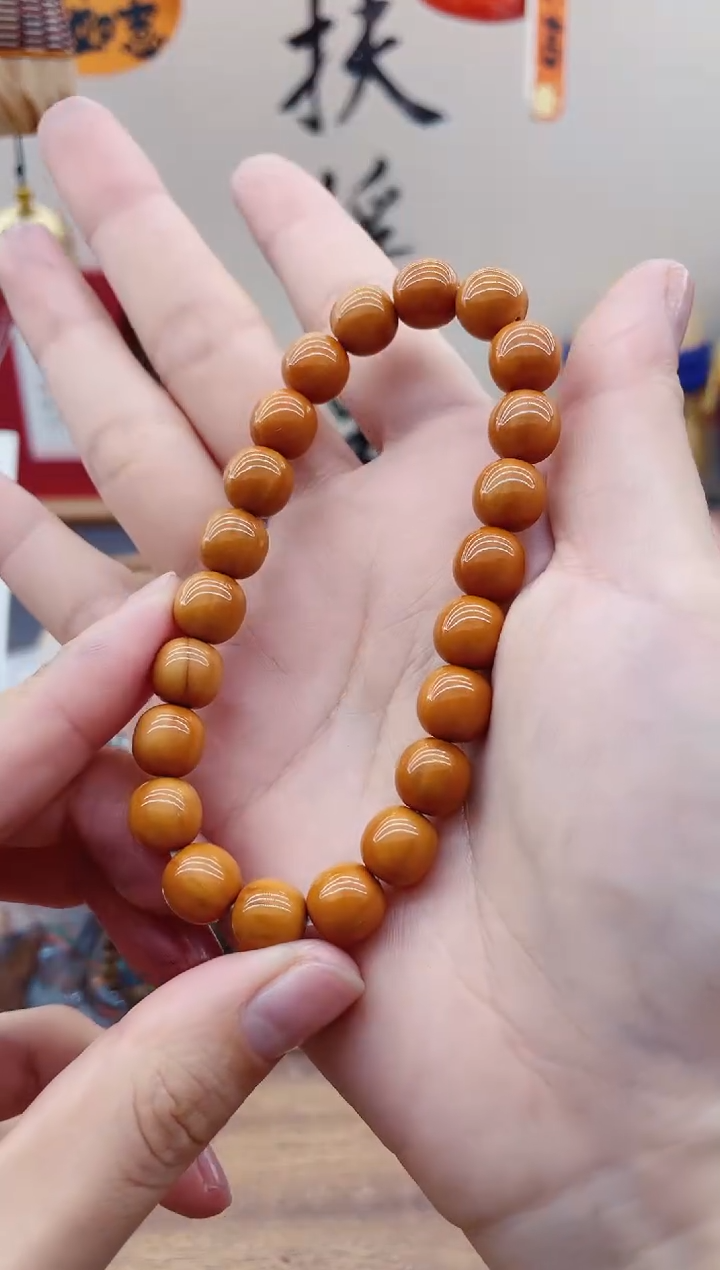 【闪购商品】猴头核桃手串猴头圆珠卡9mm