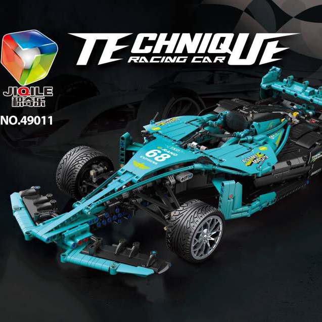 1:8比例迈凯轮F1方程式赛车大车 积木跑车益智积木玩具C15C30