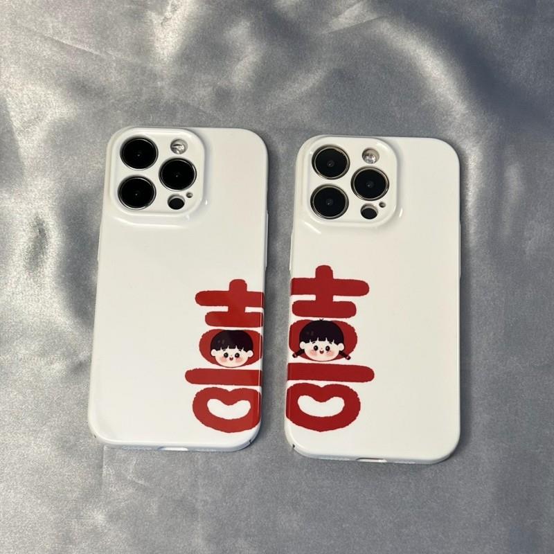 天壳菲林壳婚礼喜字14适用苹果14PRO手机壳13的pro适用iPhone12大