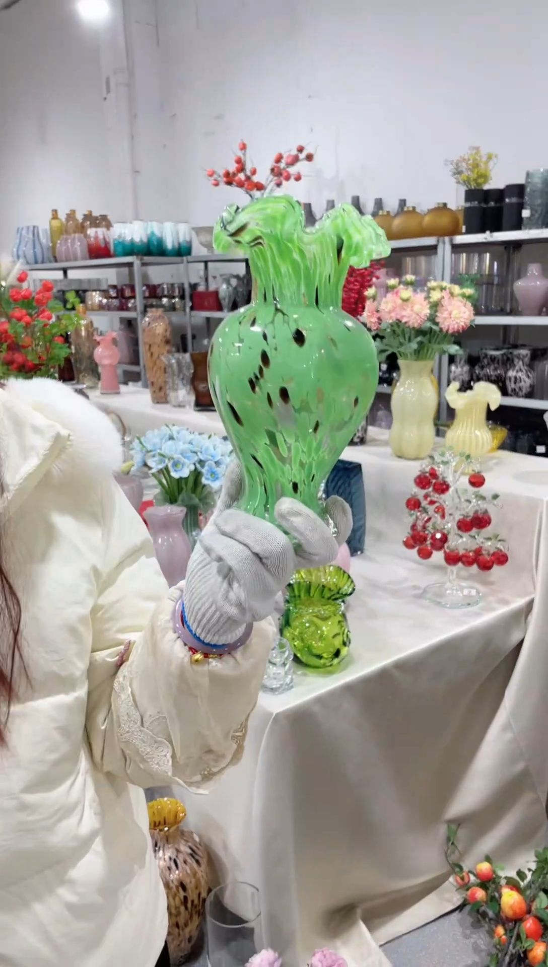 【闪购商品】770绿色美人花瓶