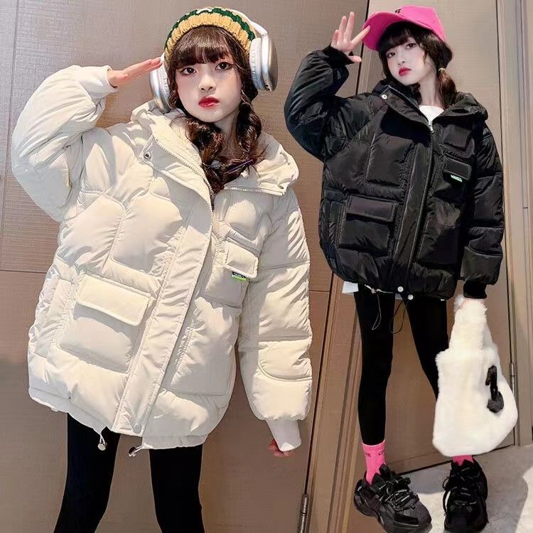 波司登女童羽绒服服2023新款韩版中大童洋气网红冬季儿童加厚保暖