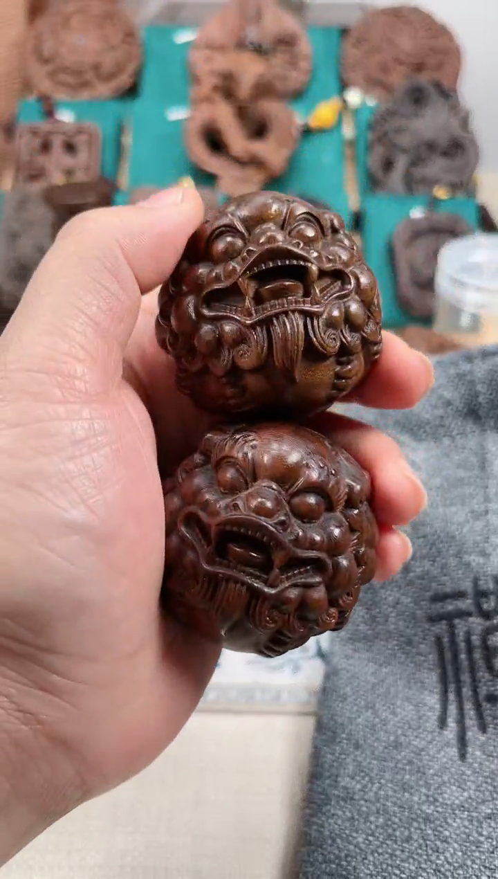 【闪购商品】香木木艺沉水貔貅手球5.0大尺寸