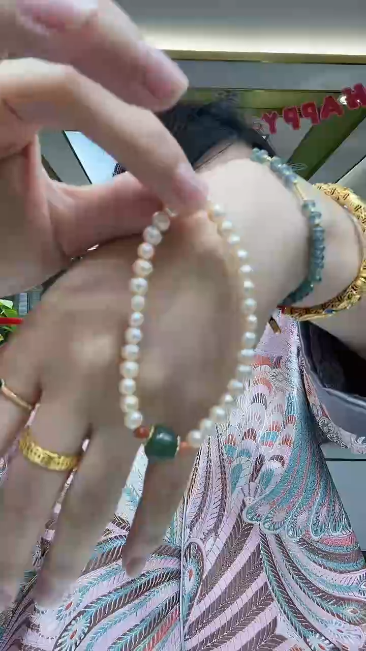 【闪购商品】淡水珍珠手绳未镶嵌1