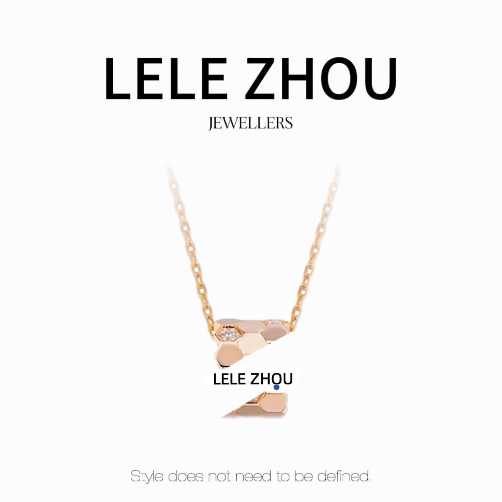 铜合金项链 明星同款精雕镶钻爱巢系列蜂巢项链LEXL231021
