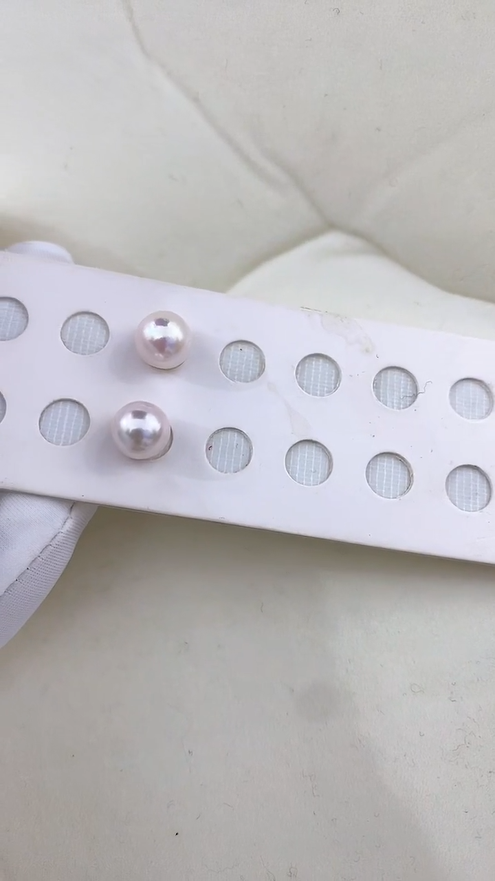 【闪购商品】海螺珠裸珠未镶嵌AK耳钉