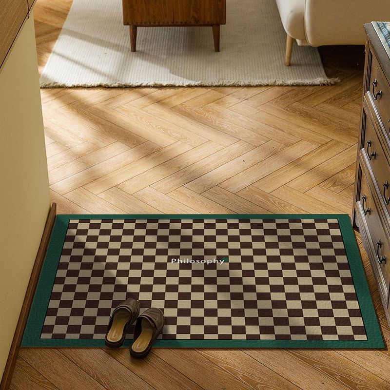 新疆包邮入户门地垫免洗玄关脚垫家用可擦进门垫子复古满铺厨房垫