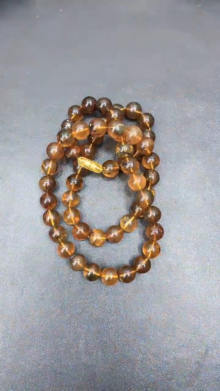 【闪购商品】琥珀裸石未镶嵌紫罗兰药珀项链卡11+多样性发