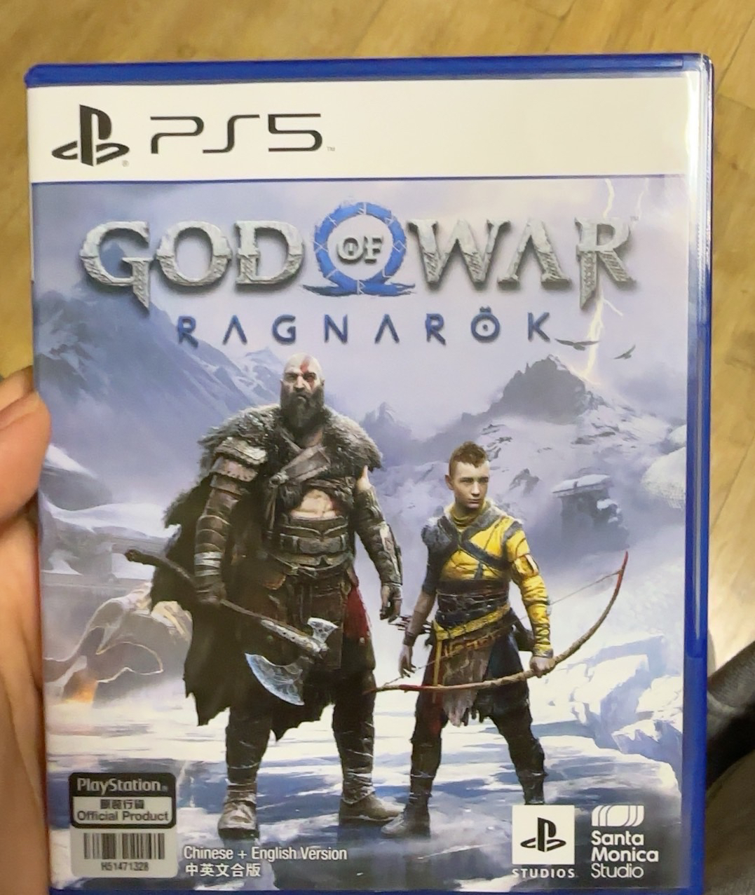 Ps5游戏 战神5 外版中文