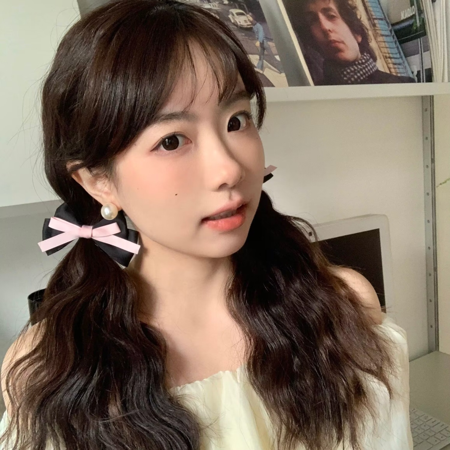 复古甜美少女蝴蝶结公主刘海边夹甜美可爱发夹头饰头发卡韩版超仙