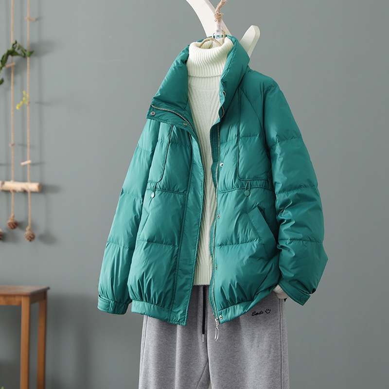 高颜值好物！立领百搭保暖时尚羽绒服