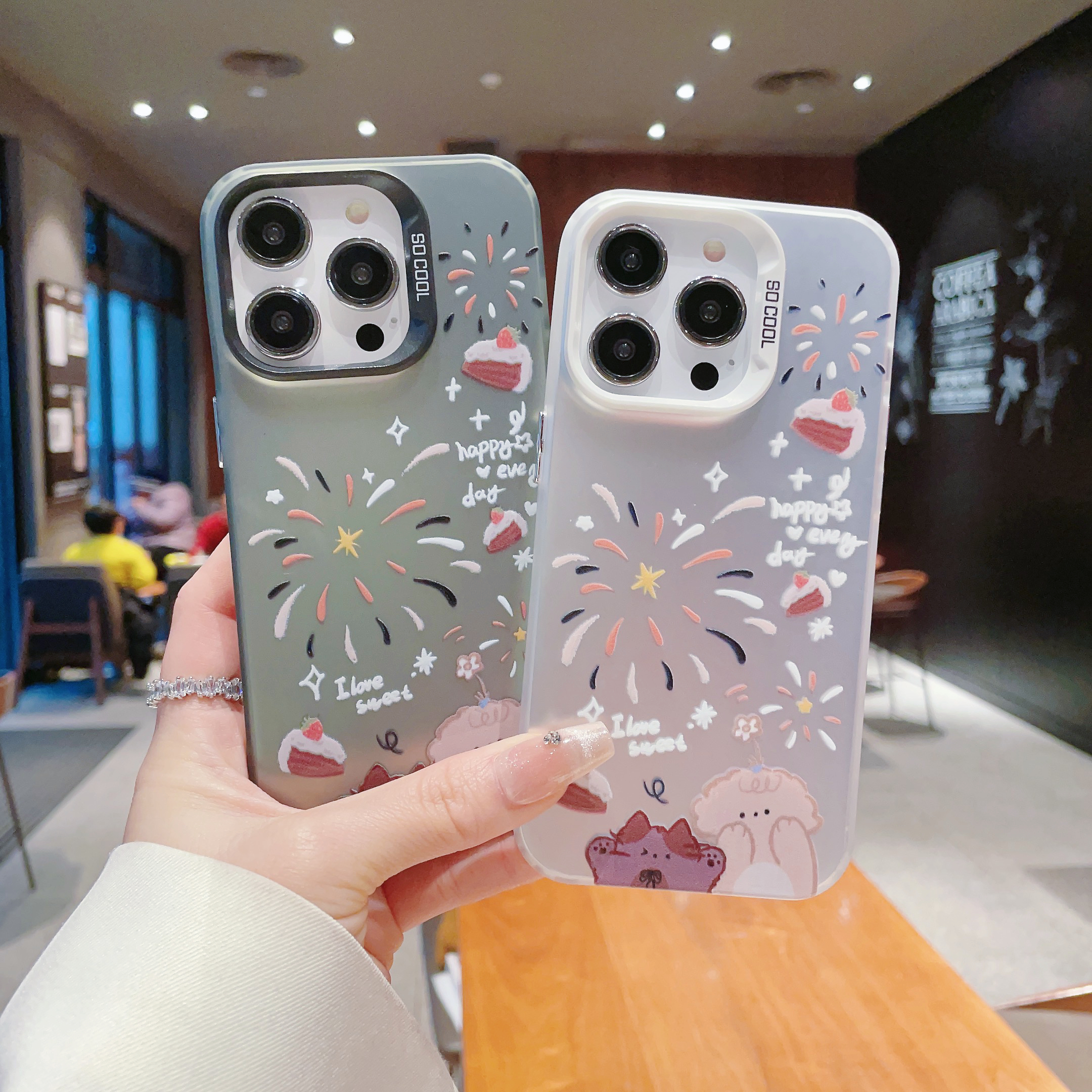 磨砂彩银适用苹果15/iPhone/华为荣耀/OPPO/VIVO/小米手机壳个性