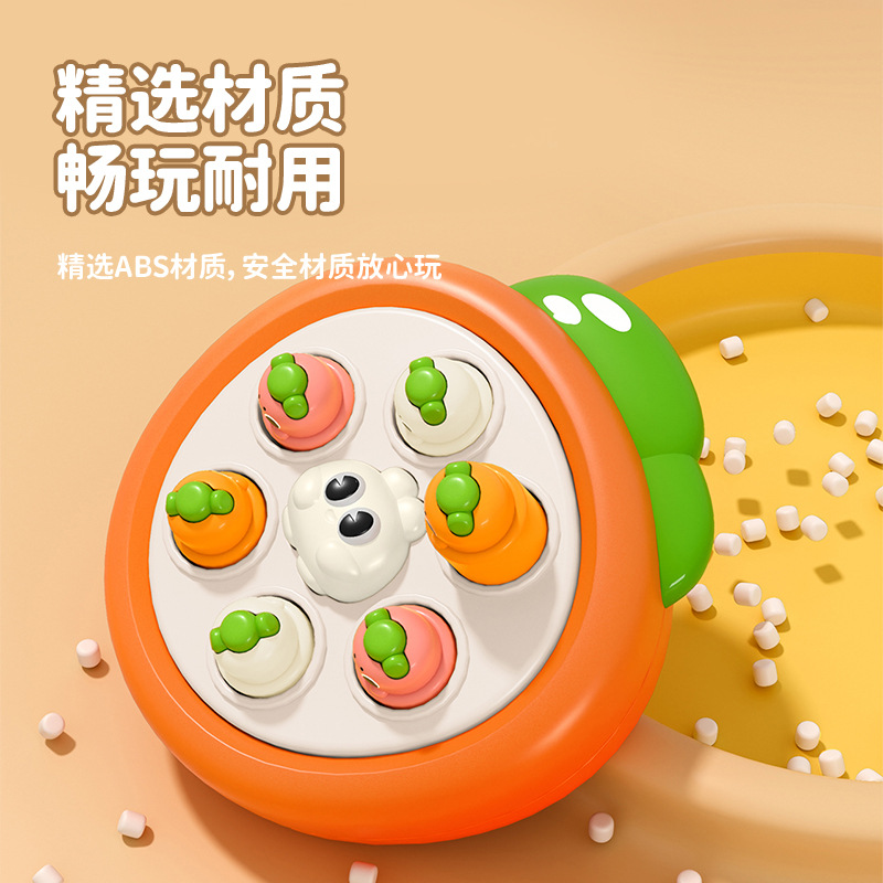 新款打地鼠萝卜宝宝按按乐幼儿迷你可爱早教亲子互动趣味益智玩具