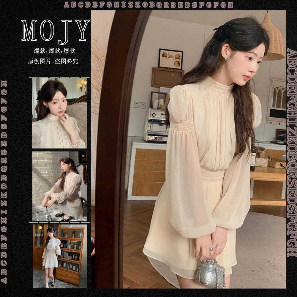 迟伞伞 23/ss labelle 仙女套装裙温柔法式上衣女设计感半身裙