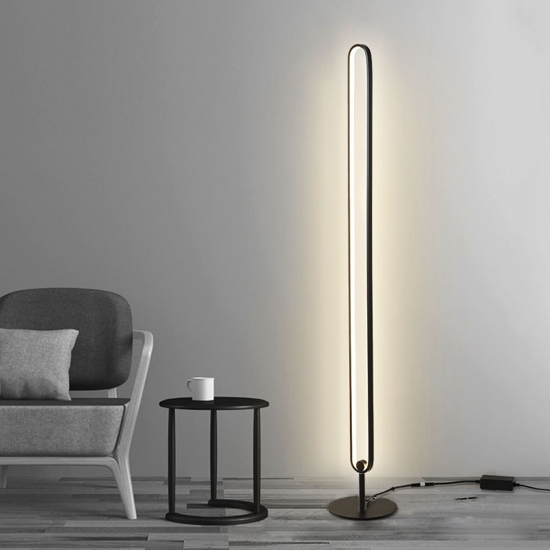 小米有品落地灯卧室客厅立式ins极简led北欧床头护眼阅读台灯艺术