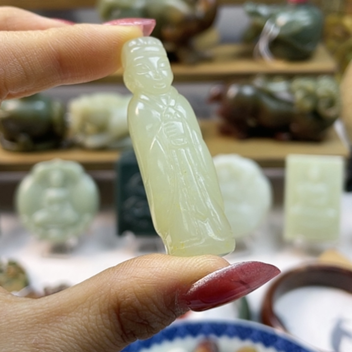 【闪购商品】白玉菩提吊坠232