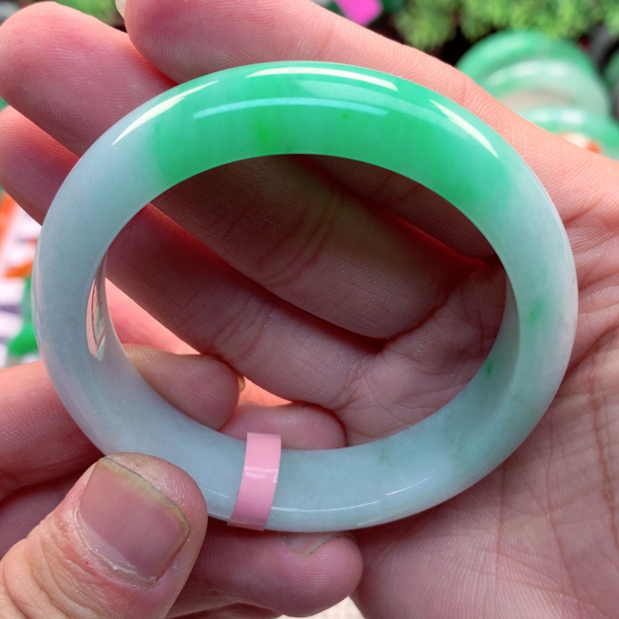 【闪购商品】翡翠手镯未镶嵌霞****2