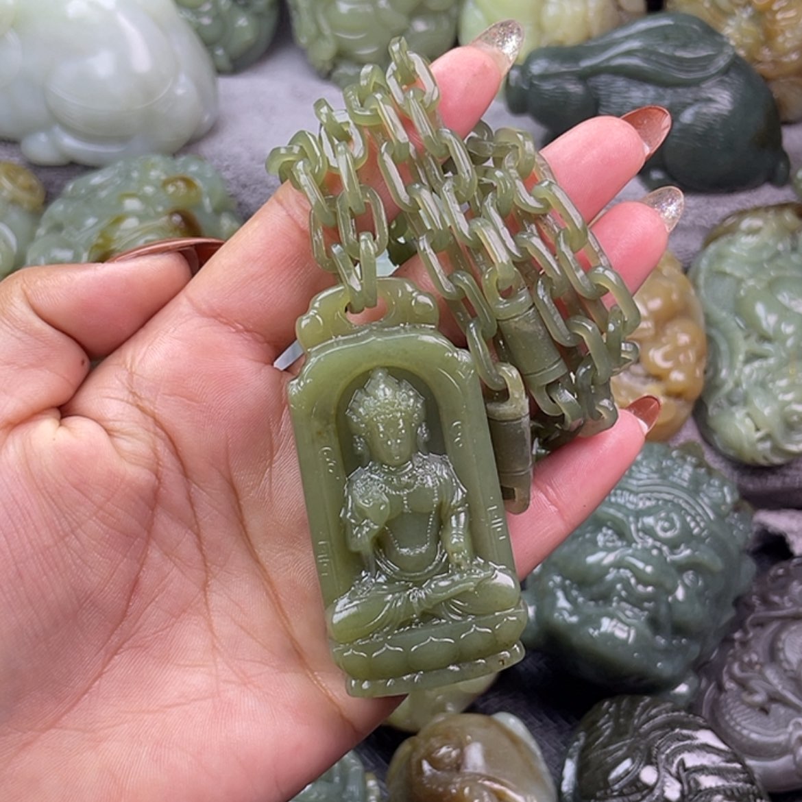 【闪购商品】和田玉挂件未镶嵌林****马