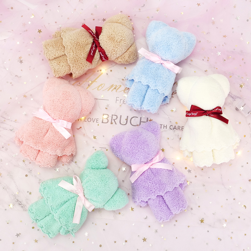 开业回礼结婚店庆伴手小熊礼礼品logo毛巾宝宝活动定制小满月赠品