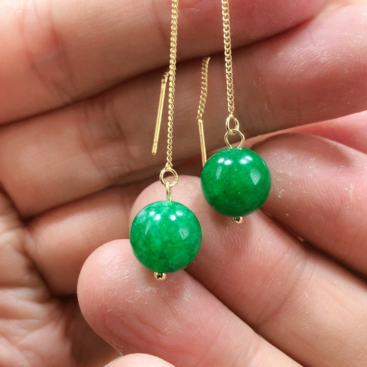 【闪购商品】翡翠耳饰未镶嵌