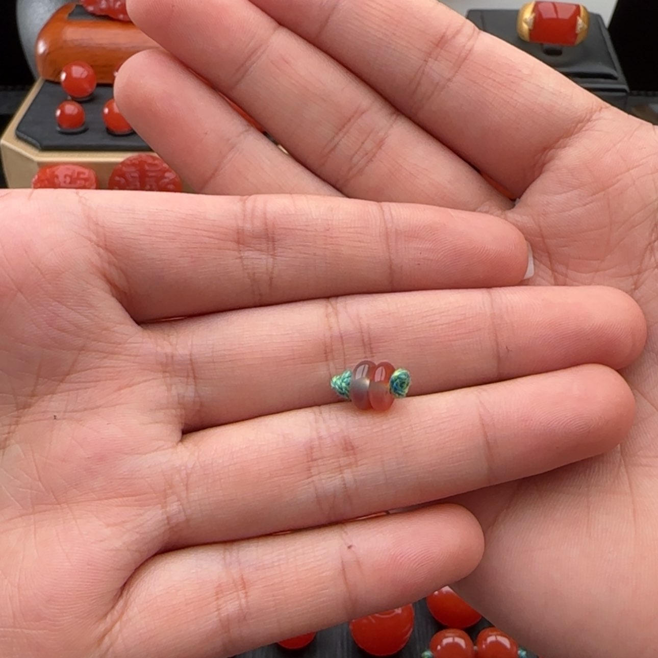 【闪购商品】南红玛瑙冰飘：7.0x2.6未镶嵌小****风