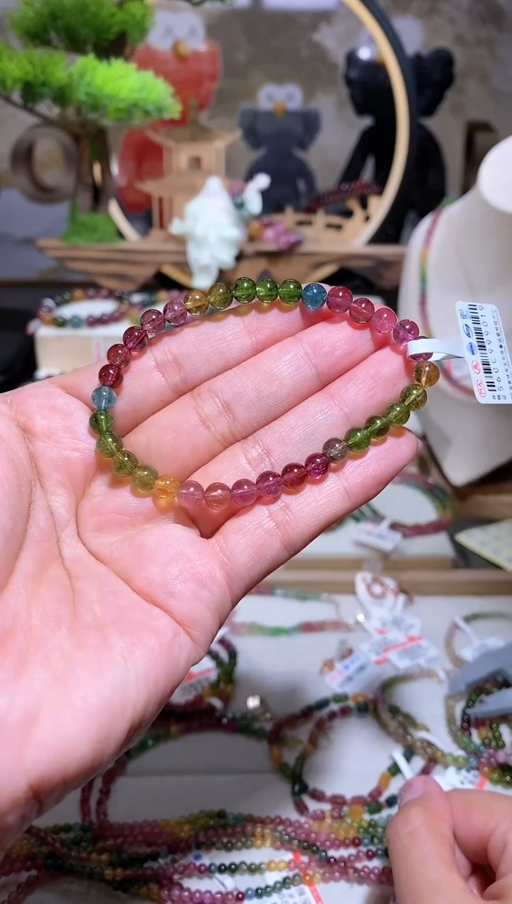 【闪购商品】碧玺手串未镶嵌碧玺单圈手串多样性发货