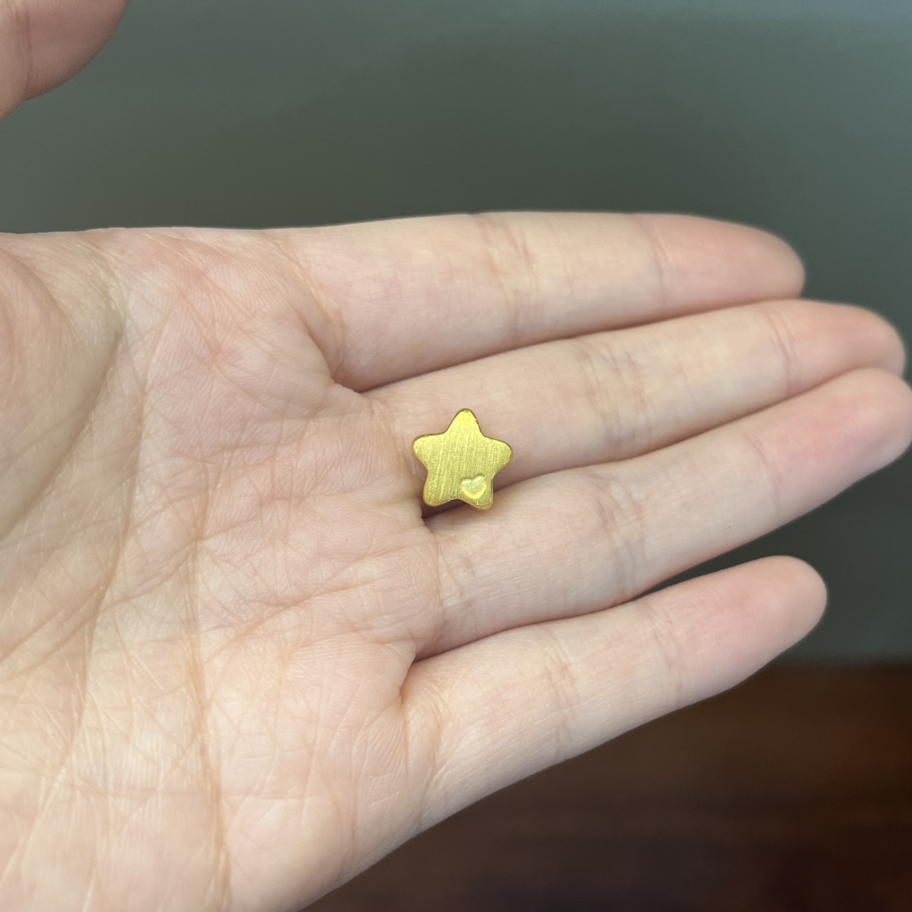 御典金翠缘福利款40足金星星小手编0.95g