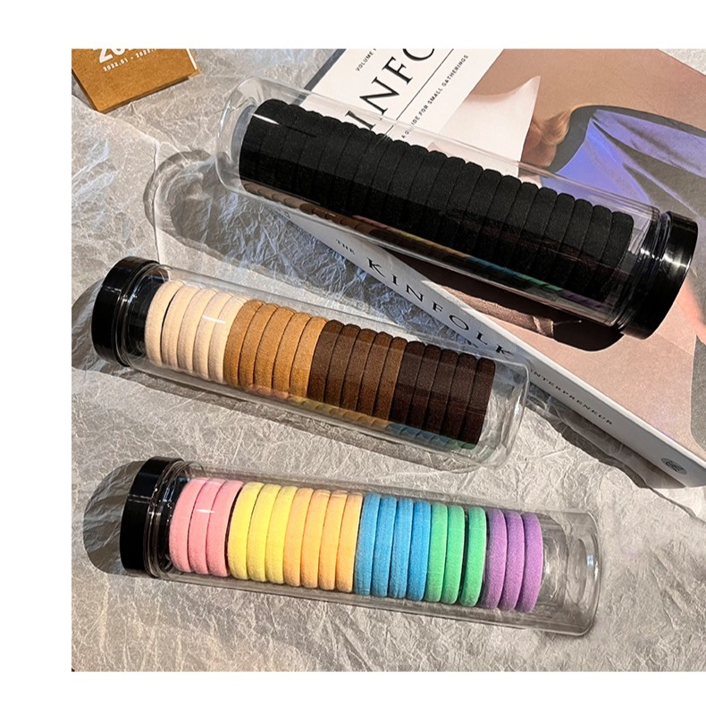 布艺头饰头绳简约发饰网红高弹力皮筋高马尾皮筋发绳耐用儿童成人