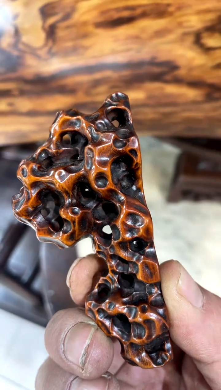 【闪购商品】木头黄杨笔架摆件