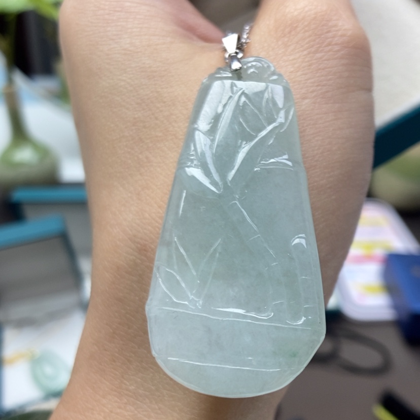 【闪购商品】翡翠颈饰银S925镶嵌133