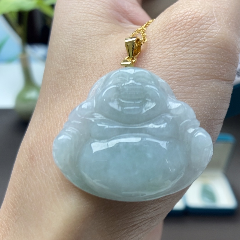 【闪购商品】翡翠颈饰银S925镶嵌98