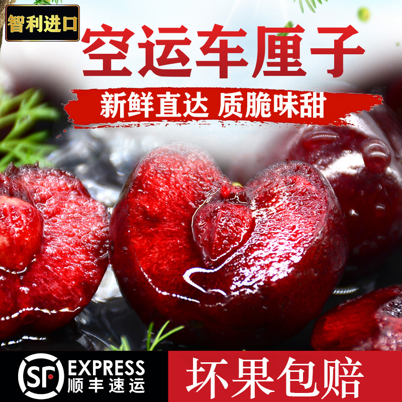 D-【宠粉福利2斤88黑车】智利进口车厘子顺丰空运新鲜水果坏果包赔