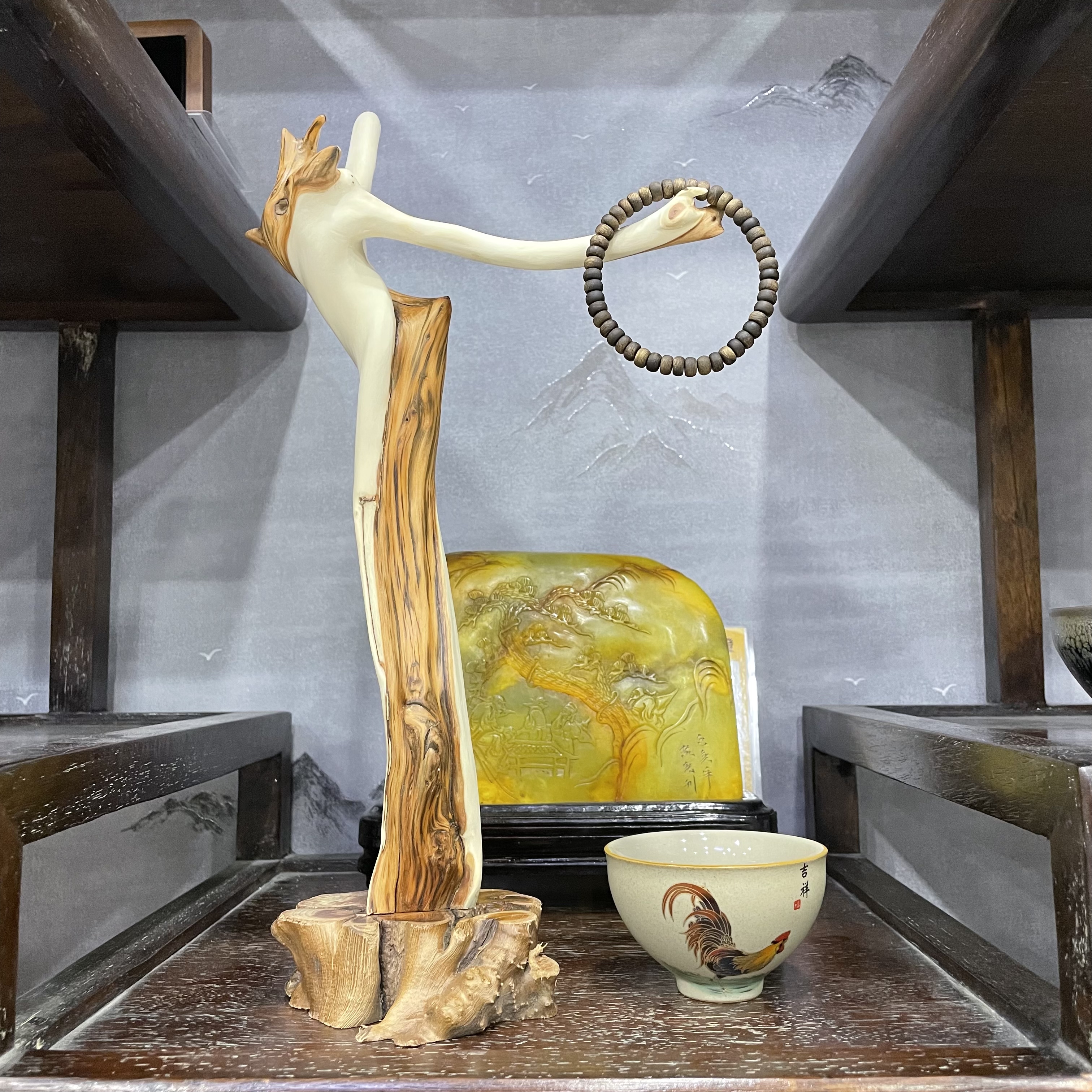 宝润·芽庄紫棋楠算盘珠0.6