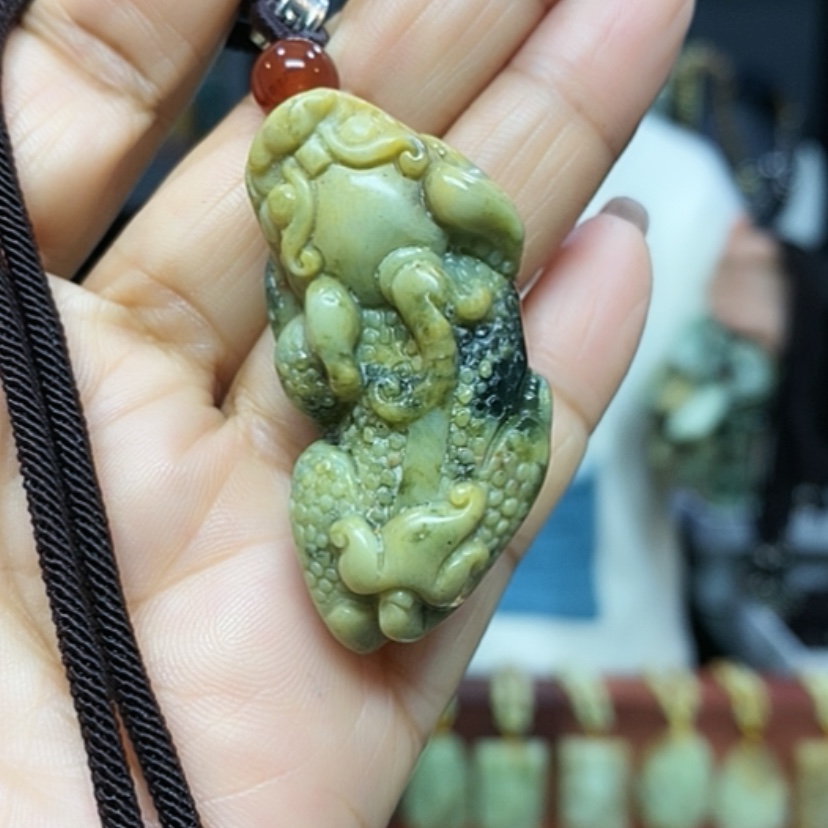 【闪购商品】岫玉挂件未镶嵌