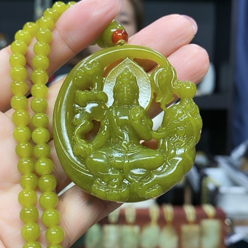 【闪购商品】岫玉挂件未镶嵌