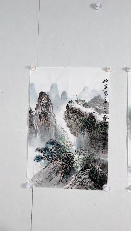 【闪购商品】书法三开 朱鹤逸 45*68