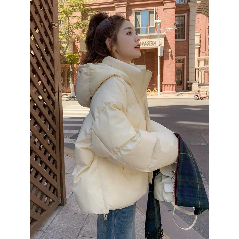 秋冬季2023年小个子羽绒棉服女冬季韩系爆款设计感羽绒棉服短