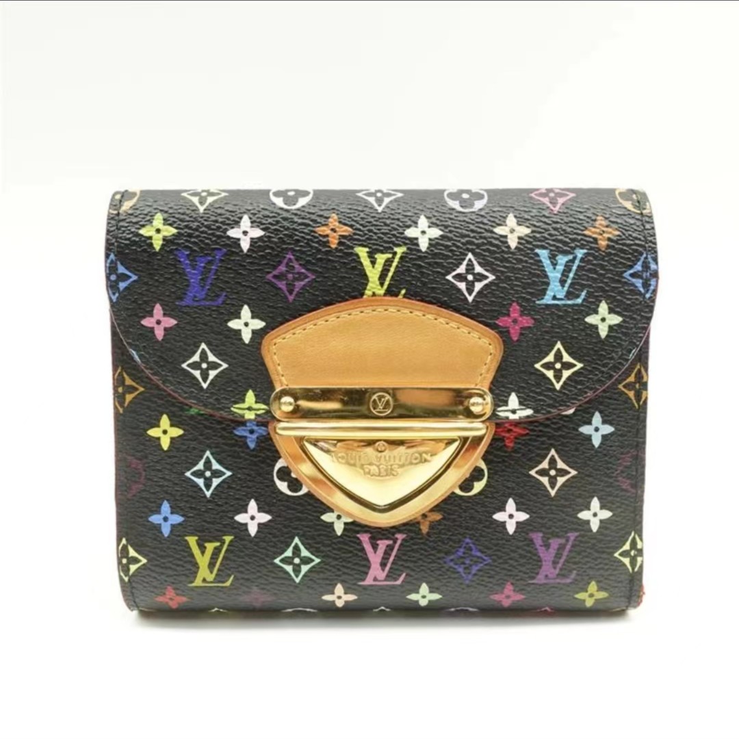 95新 LouisVuitton/路易威登 莉哥精选/单肩包/三彩钱包266