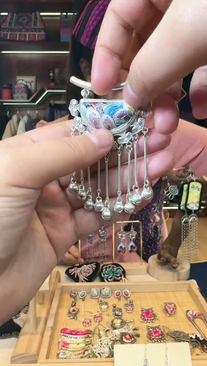 【闪购商品】苗银织绣772苗银项链