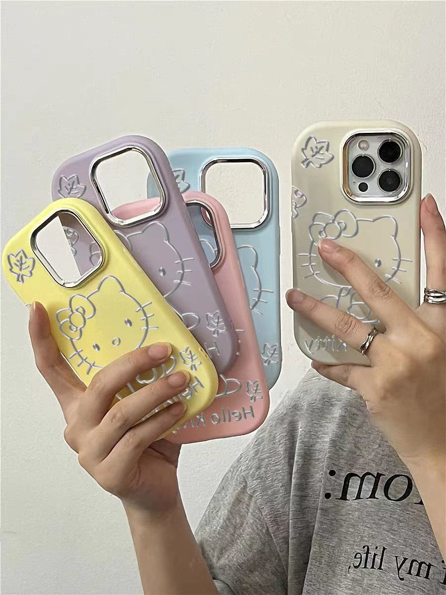 银kitty猫苹果15 14promax手机壳iPhone13pro全包12/11软胶xs/xr