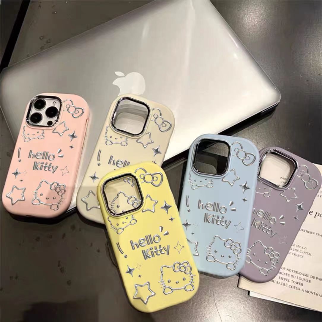 星星kitty猫苹果15 14promax手机壳iPhone13pro半包12/11软胶xsxr